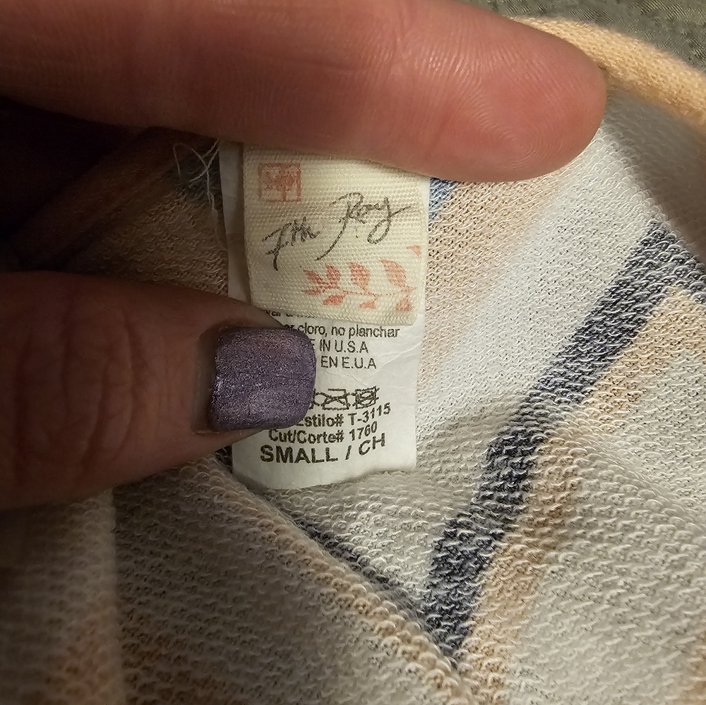 Chevron Patterned Open Cardigan - Picture 3 of 3